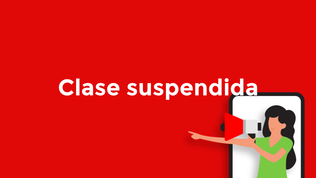 Clase suspendida